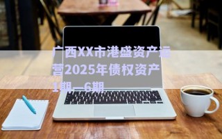 廣西XX市港盛資產(chǎn)運(yùn)營2025年債權(quán)資產(chǎn)1期—6期 廣西XX市港盛資產(chǎn)運(yùn)營2025年債權(quán)資產(chǎn)1期—6期