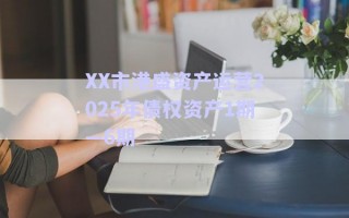 XX市港盛資產(chǎn)運營2025年債權(quán)資產(chǎn)1期—6期 XX市港盛資產(chǎn)運營2025年債權(quán)資產(chǎn)1期—6期
