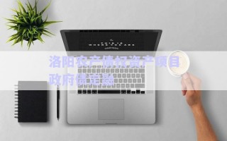 洛陽(yáng)農(nóng)產(chǎn)債權(quán)資產(chǎn)項(xiàng)目政府債定融
