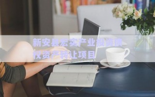 新安縣宏實產(chǎn)業(yè)投資債權資產(chǎn)轉(zhuǎn)讓項目